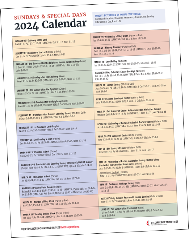 Free Methodist General Conference 2024 Calendar Erena Paulie